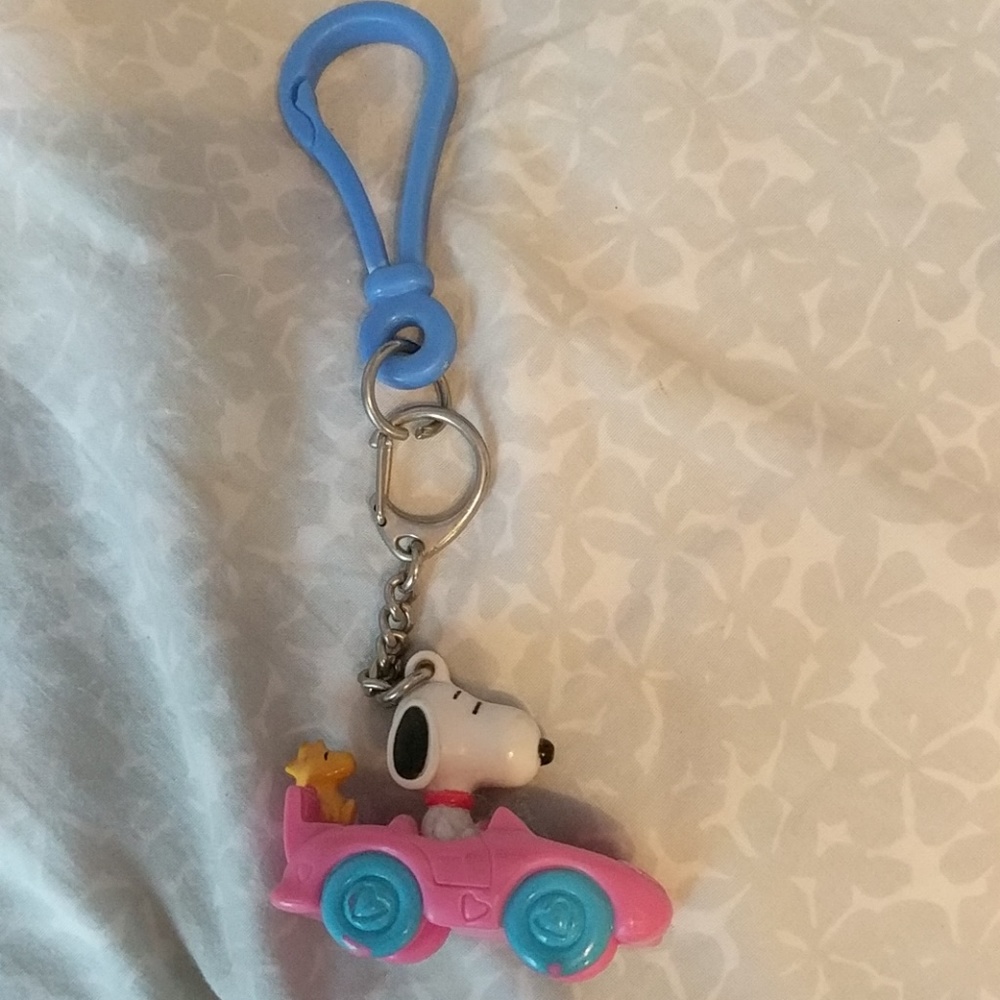 Snoopy and Woodstock keychain